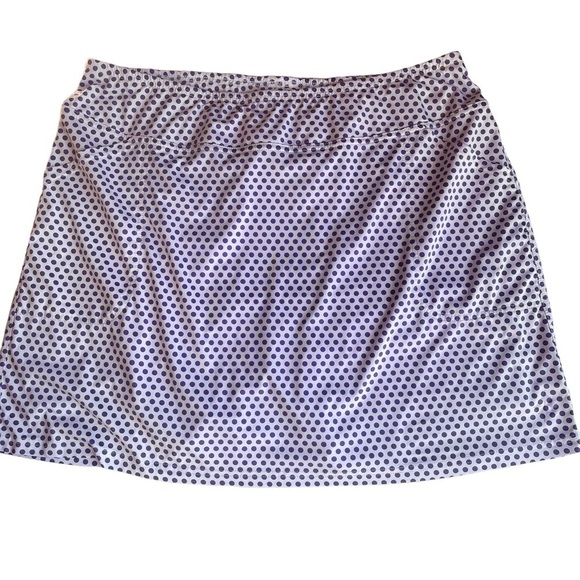 Jofit Skort Women's size XXL Purple Polka Dot Short Skirt Golf Tennis pickleball - Picture 1 of 10